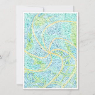 Pinwheel Handmade Watercolor Greeting Card