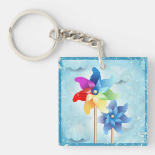 Pinwheel Key Ring
