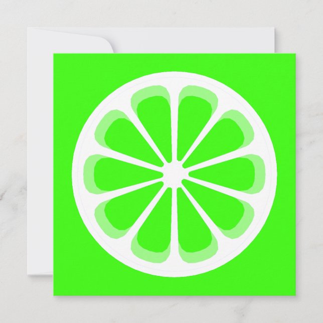 pinwheel lime invitation (Front)