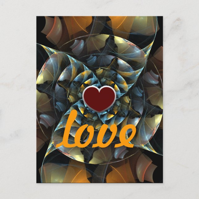 Pinwheel Love Postcard (Front)