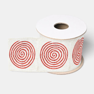 PINWHEEL MOSAIC 3" Wide Grosgrain Ribbon