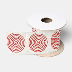 PINWHEEL MOSAIC 3" Wide Satin Ribbon