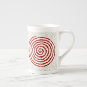 PINWHEEL MOSAIC Bone China Mug