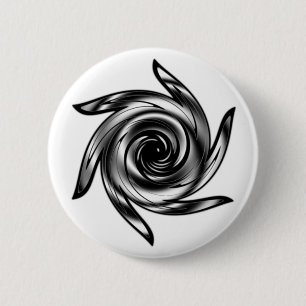 Pinwheel of life 6 cm round badge