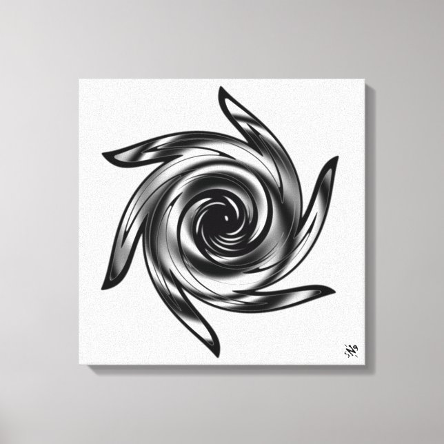 Pinwheel of life canvas print (Front)