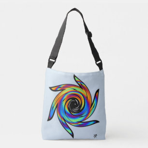 Pinwheel of life crossbody bag