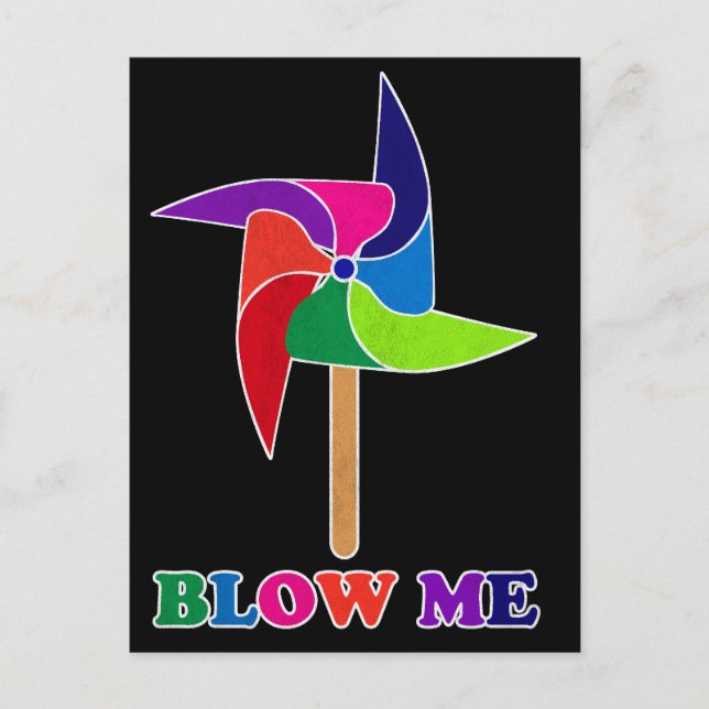 PinWheel Postcard (Front)