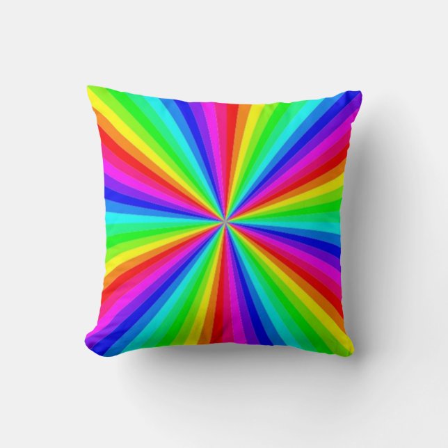 PINWHEEL RAINBOW CUSHION (Front)