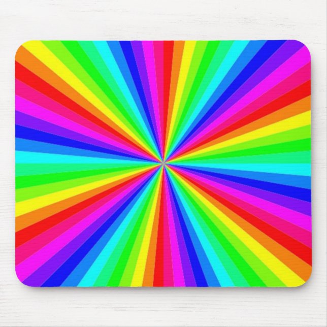 PINWHEEL RAINBOW MOUSE MAT (Front)