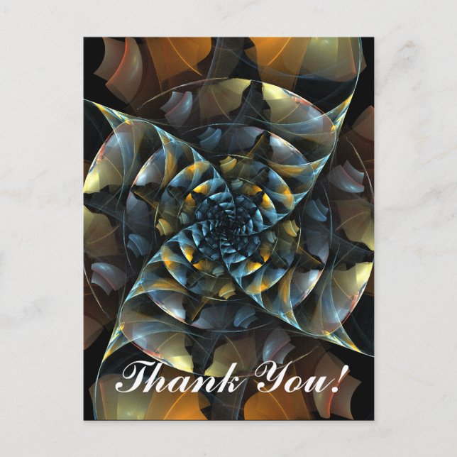 Pinwheel Thank You Postcard (Front)