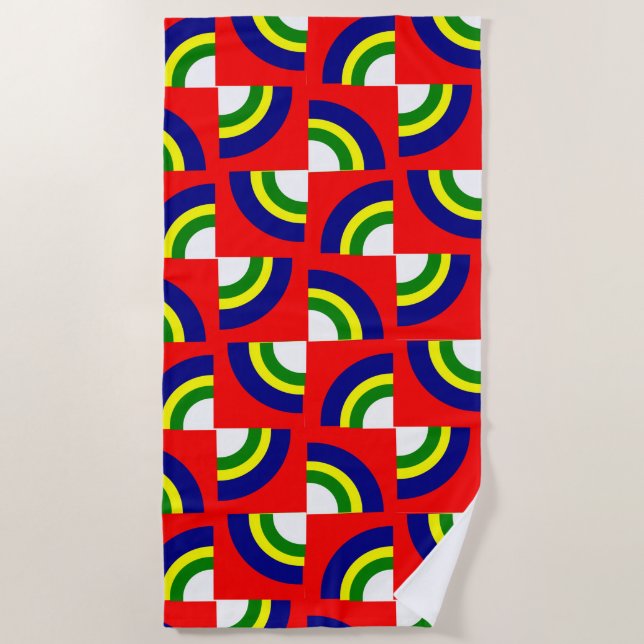 Pinwheels  beach towel (Front)