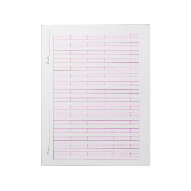 Pinyin Practice Paper for Kids – Chinese Writing Notepad (Rotated)