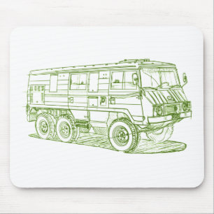 Pinzgauer 712K 6x6 Mouse Mat