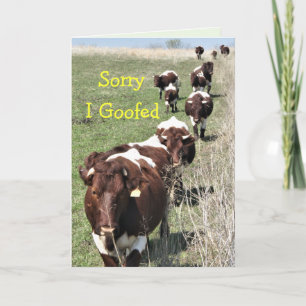 Pinzgauer 8371 Belated Birthday Card- customise Thank You Card