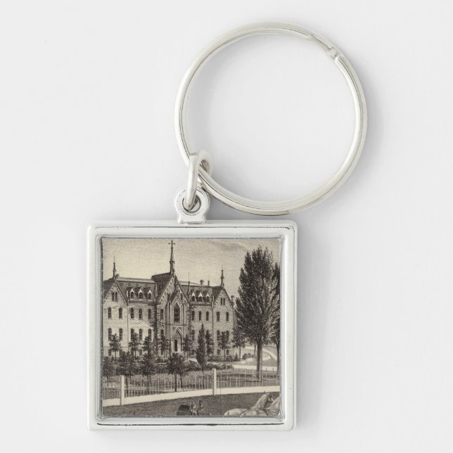 Pio Nono College & Normal School Key Ring (Front)