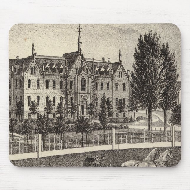 Pio Nono College & Normal School Mouse Mat (Front)