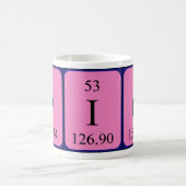 Pio periodic table name mug (Center)