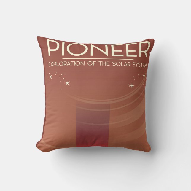Pioneer Exploration of the Solar System Cushion (Front)
