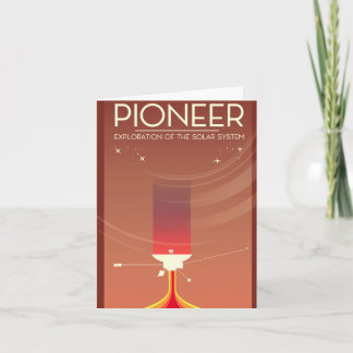 Pioneer Exploration of the Solar System Holiday Card