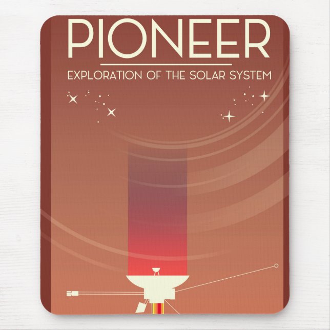 Pioneer Exploration of the Solar System Mouse Mat (Front)