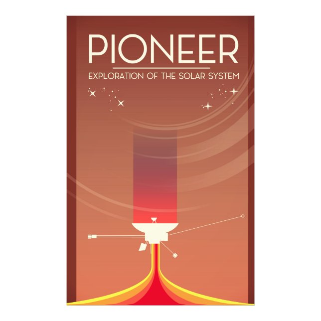 Pioneer Exploration of the Solar System Photo Print (Front)