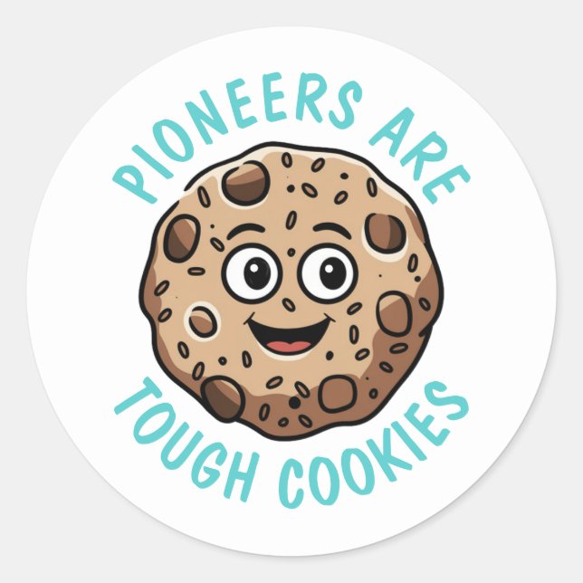 Pioneer Gift | JW  Classic Round Sticker (Front)