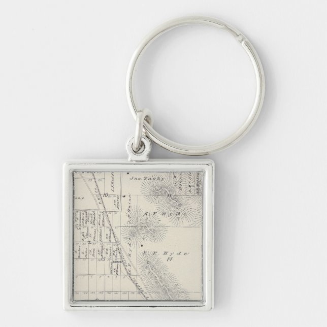 Pioneer Land Co subdivisions Key Ring (Front)
