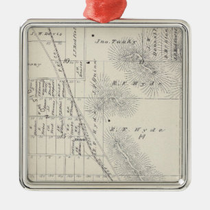 Pioneer Land Co subdivisions Metal Tree Decoration