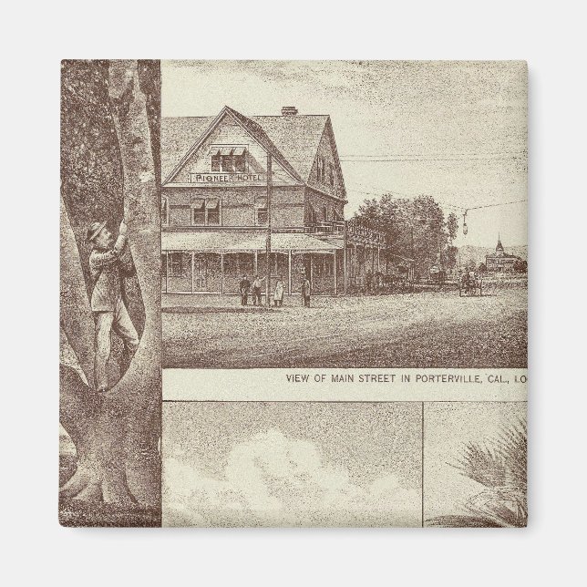 Pioneer Land Co tract, Porterville Magnet (Front)