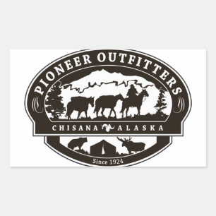 Pioneer Outfitters Logo sticker
