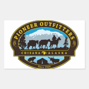Pioneer Outfitters Logo sticker