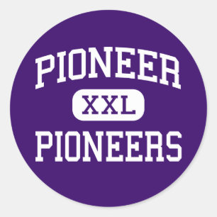 Pioneer - Pioneers - High - Ann Arbor Michigan Classic Round Sticker