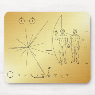 Pioneer Plaque  Adam & Adam Mouse Mat