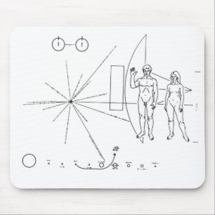 Pioneer Plaque Mouse Mat