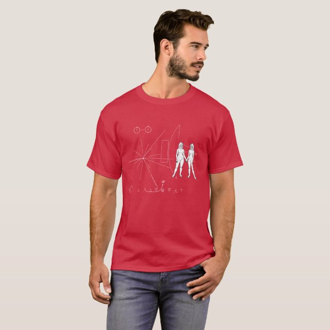Pioneer plaque Only Women T-Shirt (Front Full)
