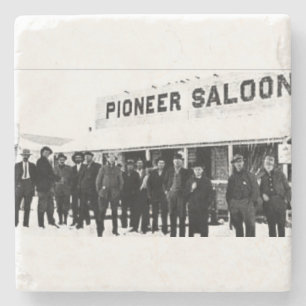 Pioneer Saloon  Stone Coaster