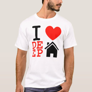 Pioneer style I love deep house music t-shirt
