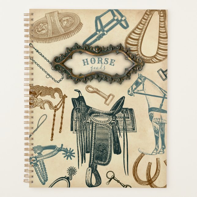 Pioneer Vintage Horse Goods Planner (Front)