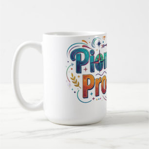 Pioneering Progress Motivational T-Shirt Coffee Mug