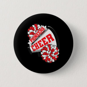 Pioneers Cheer Back To School Cheerleading Spirit 6 Cm Round Badge