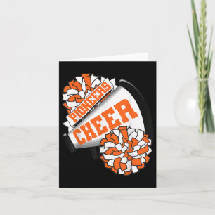 Pioneers Cheer Back To School Cheerleading Spirit  Card