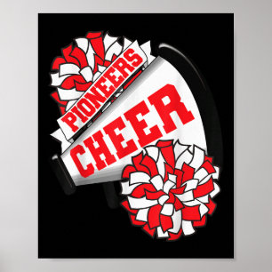 Pioneers Cheer Back To School Cheerleading Spirit  Poster