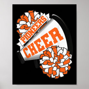 Pioneers Cheer Back To School Cheerleading Spirit  Poster