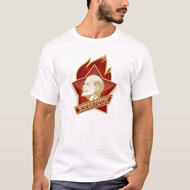 Pioneers Organisation Vladimir Lenin Socialist T-Shirt (Front)