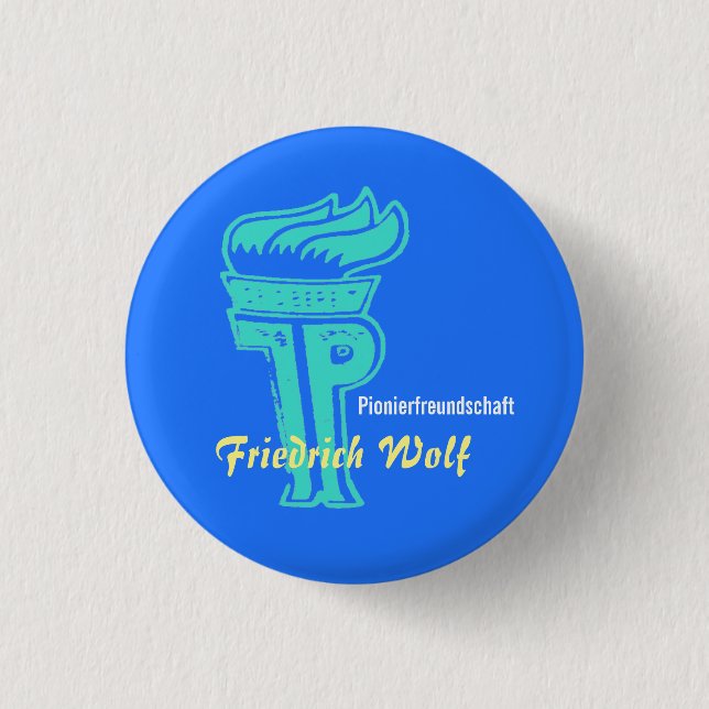 Pionierdesign DDR 3 Cm Round Badge (Front)