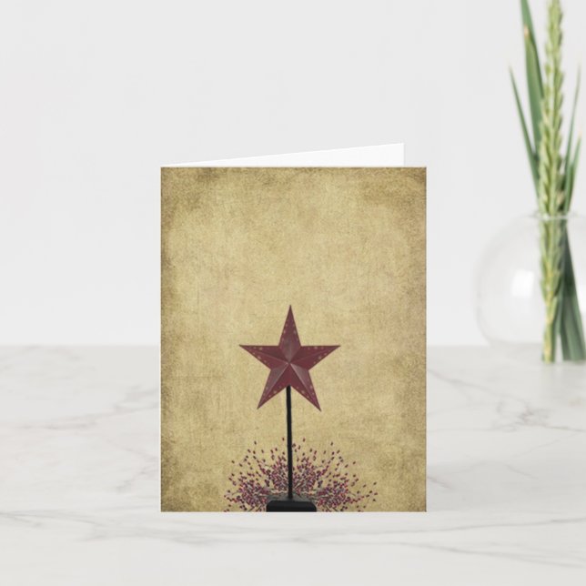 Pip Berries & Star- Prim Lil' Note Cards (Front)