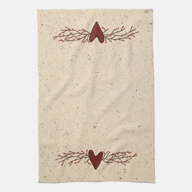 Pip Berry Heart Kitchen Towel (Vertical)