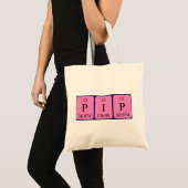 Pip periodic table name tote bag (Front (Product))