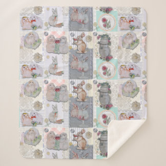 Pipa & Marlow Theme  Sherpa Blanket