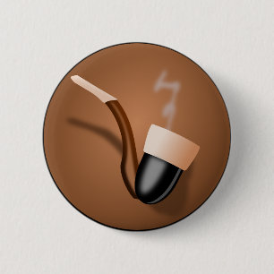 Pipe 6 Cm Round Badge